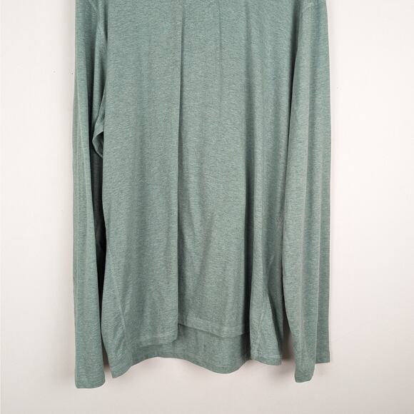 prAna Men's Starling Green Heather Prana Long Sleeve Hood Sweatshirt Size XXL - Picture 5 of 8